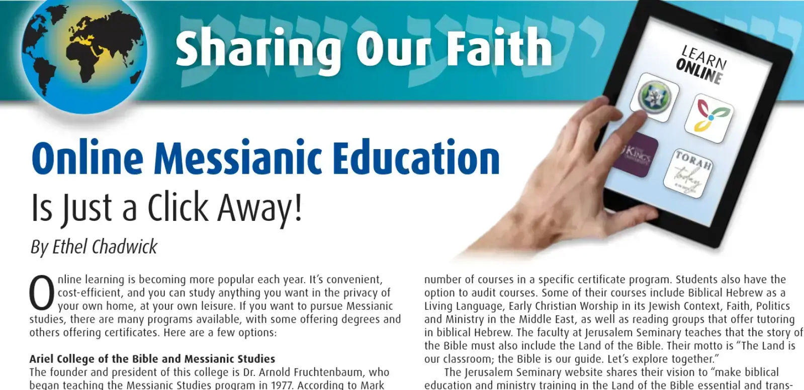 preview of sharing our faith page